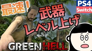 グリーンヘル序盤でサクっと武器レベル上げ【PS4/Switch】(GREEN HELL)