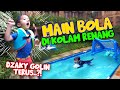 SERU BANGET..!! DZAKY SAMA DJALU MAIN BOLA DI KOLAM RENANG..!!