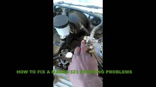 HOW TO FIX A MAZDA 323 STARTING PROBLEMS