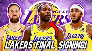 Lakers FINAL SIGNING to Complete Their New-Look Roster! | Lakers BEST Options for 15th Roster Spot!