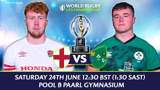 LIVE England v Ireland | World Rugby U20 Championship