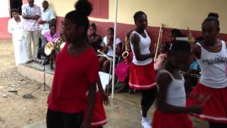 Haitian youth dancing