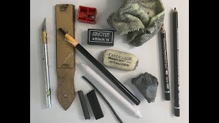 Charcoal Drawing: Getting Started... The Tools You Need