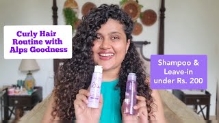 Most budget Friendly Curly/wavy Hair Products | Alps Goodness | Shampoo \u0026 Leave-in | Cg friendly