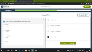 Python Essential 2 Test Module 3