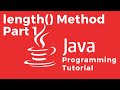 How to find the length of a String using the Java String length() method - Java Tutorial