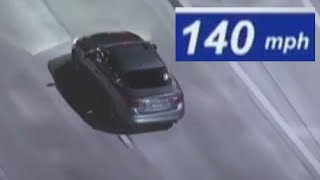 Police chase driver on LA freeways