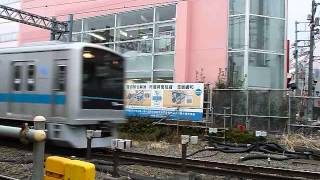 小田急3000形3661F各停「本厚木行き」下北沢駅到着(警笛あり)