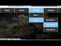 CSS Dropdown Menu  | Step by Step Tutorial