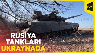 Rusiya Ukraynada tank bölmələrinin döyüşlərini nümayiş etdirdi