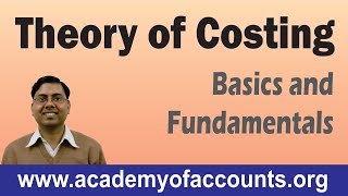Theory of Costing ~ Basics and Fundamentals