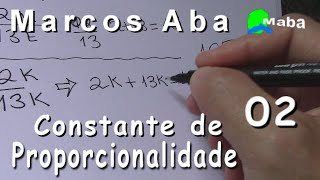 MABA VESTIBULAR EXAMS - PROPORTIONALITY CONSTANT - WITH FRACTIONS - CLASS 02