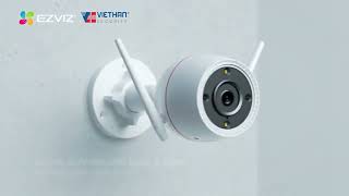 Camera Ezviz C3TN 2K 3M wifi ngoài trời không dây nói chuyện 2 chiều