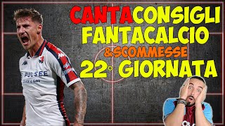 CONSIGLI FANTACALCIO 22° GIORNATA: I CANTACONSIGLI DEL WEEKEND!