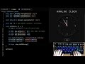 ASMR Coding | Analog Clock (No Talking)
