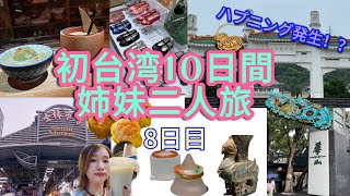 【vlog】姉妹二人旅✈️ 初台湾in Taipei -day 8- 華山1914  故宮博物館　士林夜市