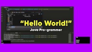 ASMR First *Hello World!* Java Program | No Talking