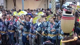 佐原の大祭　のの字廻し　上仲町区