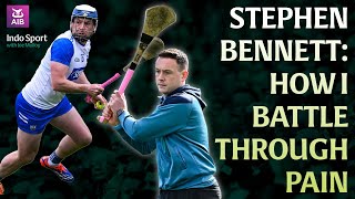 Stephen Bennett on crippling pain and finding it hard to say ‘I’ll stop’