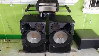 Sony Shake X70d vol 8/50 only, Fiesta EQ,soundtrip sa garahe #Philippines #Batangas #SonyShakeX70d