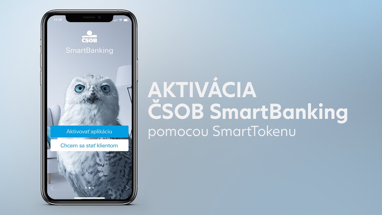 Aktivácia čsob Smartbanking Cez Smarttoken Youtube