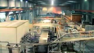 Corrugated sheets production technology Eternit Baltic