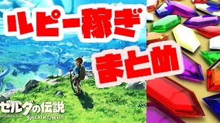 【ゼルダの伝説】最強の金儲け！ルピーの稼ぎ方をまとめてみました！ブレスオブザワイルド【naotin】