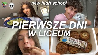 PIERWSZE DNI W LICEUM | VLOG (doing everything)