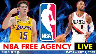 NBA Free Agency 2023 LIVE Day 2 - Damian Lillard Trade WATCH, D'Angelo Russell Re-Signs