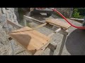 travail du bois fabrication d un escabeau pliant how to make à folding wooden stepladder