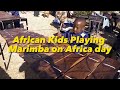 Victoria Primary School Kids Playing Marimba on Africa day Celebrations-Chamutengure