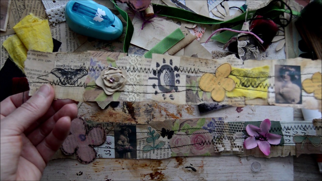 Tutorial - Embellishments For Journal Kits. - YouTube