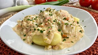 Colombian Creamy Potatoes | Papas Chorreadas