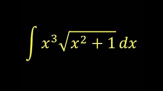 Integral of x^3*sqrt(x^2+1) - Integral example
