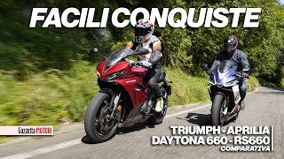 Comparativa Triumph Daytona 660 VS Aprilia RS660