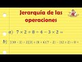 Jerarquía de las operaciones. Explicación a detalle de dos ejemplos