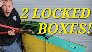 Owner left 2 LOCKED BOXES in abandon storage unit, I can't believe what I find inside? ~ 5x5 Big $$