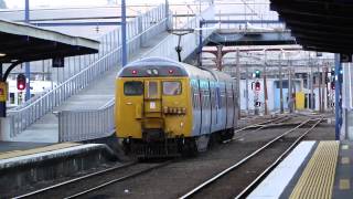 New Zealand DM class depart at Wellington Station