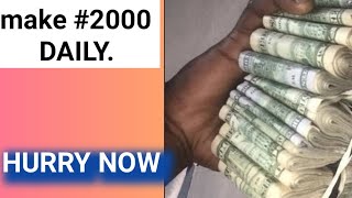How to make money online with no capital in 2023( make 2k daily with zero skill and capital)