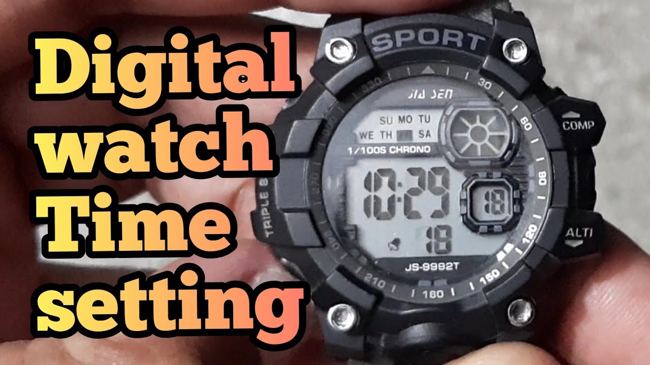 How To Set A Time In Digital Watch | Lupon.gov.ph