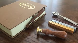 ASMR UNBOXING SAMYO WAX SEAL SET FROM AMAZON