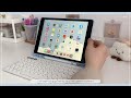 IPad 9th generation aesthetic unboxing and setup ✨☁️ (apple pencil alternative + accessories💕✨)