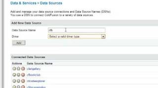 cf database apache create