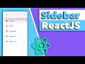 Sidebar Menu Tutorial React - Sidebar Navigation React