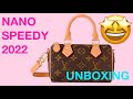 NANO SPEEDY Monogram 2022 Unboxing + #WIMB detachable strap Louis Vuitton Micro Métis Comparison, LV