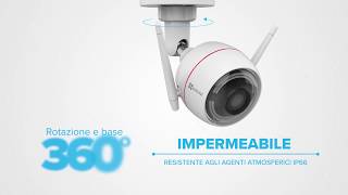 EZVIZ C3W - Videocamera Wi-Fi da parete