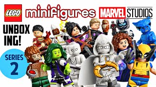 LEGO Marvel Collectible Minifigures  Series 2 UNBOXING! 2023