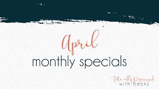 April Specials in Action