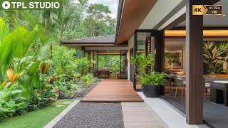 L-Shaped Modern Homes with Nature-Inspired Interiors: 2025’s Sustainable \u0026 Stylish Living Trends