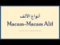 Macam Macam Alif dalam Bahasa Arab /أنواع الألف في اللغة العربية